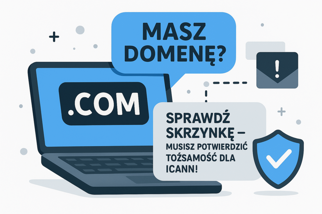 icann potwierdzenie domeny